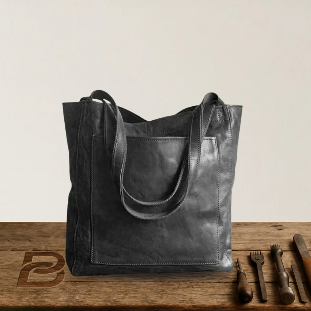 Lorena - Large Vintage Leather Tote - Heritage Limited Edition