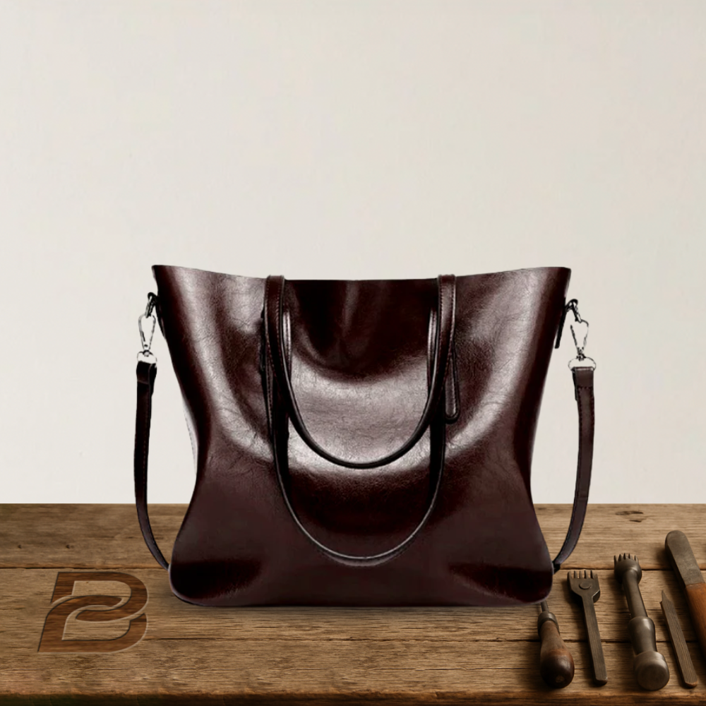 Nicole - Vintage Elegance Leather Crossbody Bag - Limited Heritage Edition