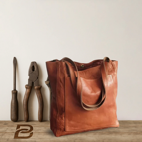 Lorena - Large Vintage Leather Tote - Heritage Limited Edition