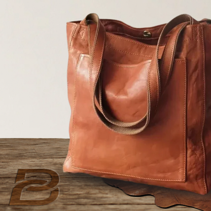 Lorena - Large Vintage Leather Tote - Heritage Limited Edition