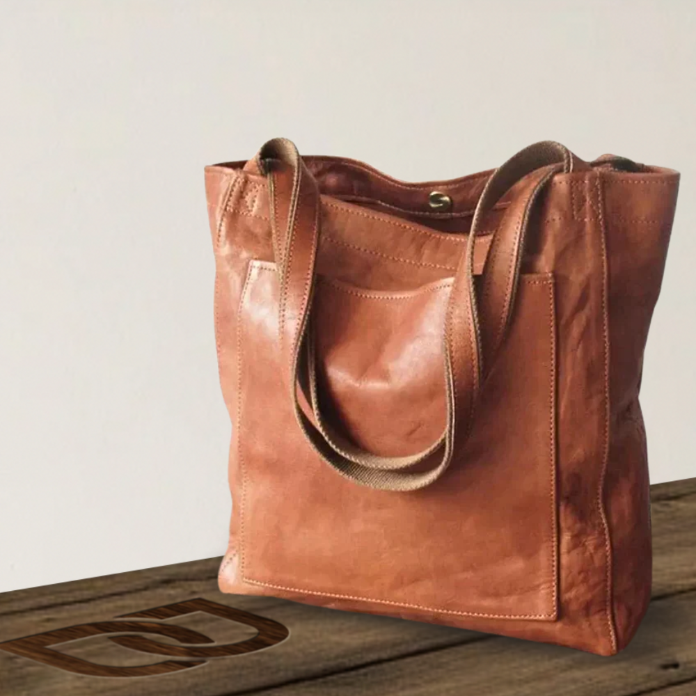 Lorena - Large Vintage Leather Tote - Heritage Limited Edition