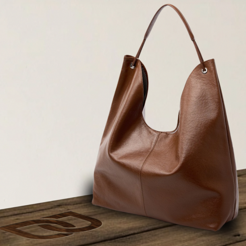 Camille - Minimalist Leather Shoulder Bag - Heritage Limited Edition
