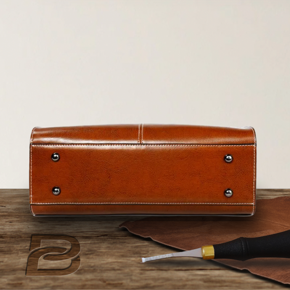 Apolline - Structured Leather Tote - Heritage Limited Edition