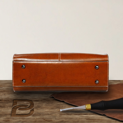 Apolline - Structured Leather Tote - Heritage Limited Edition