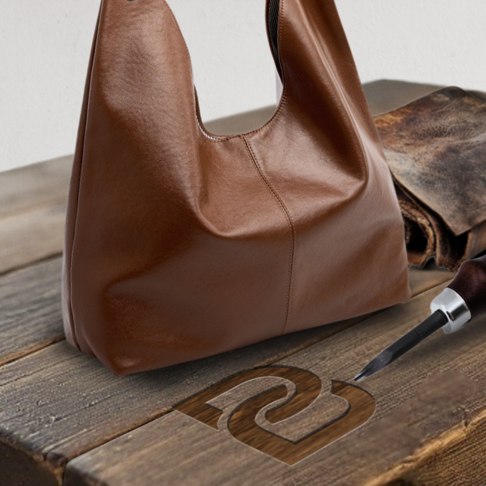 Camille - Minimalist Leather Shoulder Bag - Heritage Limited Edition