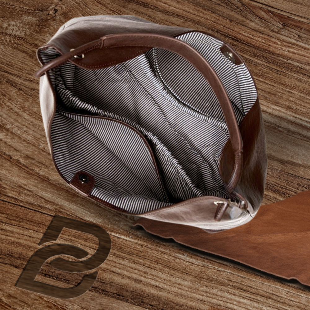 Camille - Minimalist Leather Shoulder Bag - Heritage Limited Edition