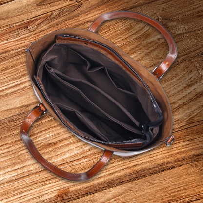 Nicole - Vintage Elegance Leather Crossbody Bag - Limited Heritage Edition