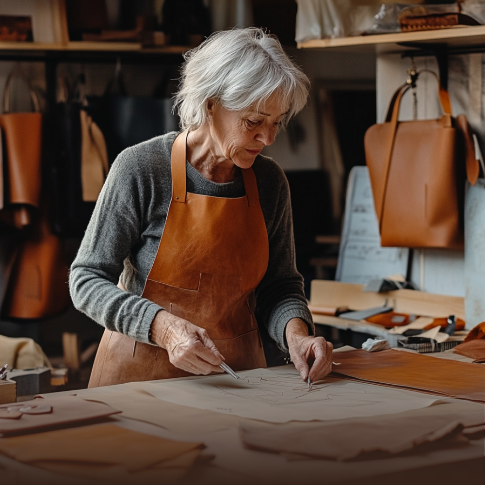 Lorena - Large Vintage Leather Tote - Heritage Limited Edition