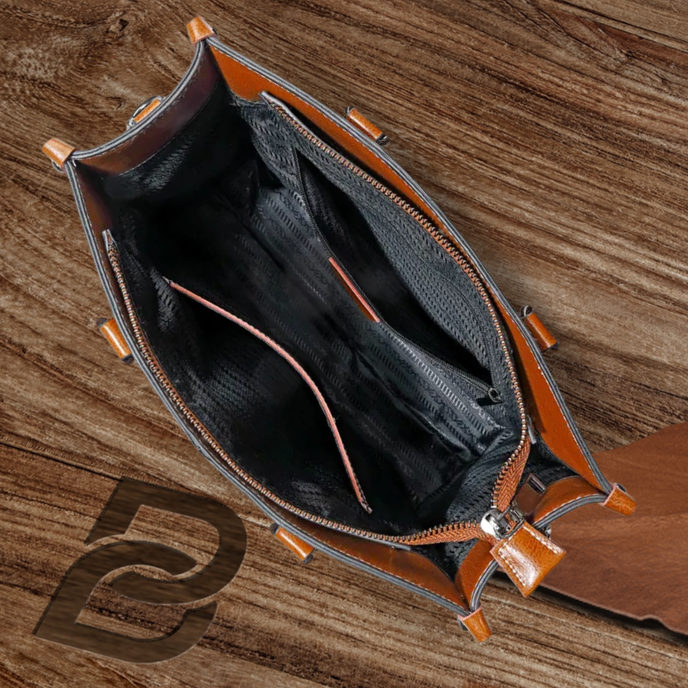 Apolline - Structured Leather Tote - Heritage Limited Edition